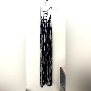 ecoté- black and gray maxi dress
